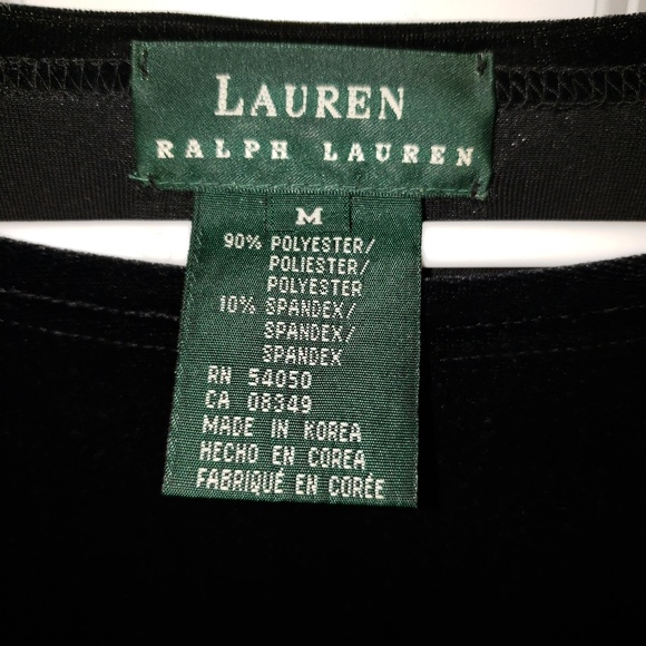 Ralph Lauren long velvet sleeve - Picture 3 of 3